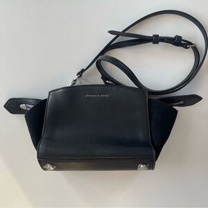Charles & Keith Elegant Black Crossbody Bag